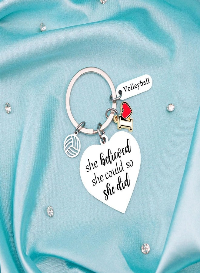 Aisity Volleyball Gifts for Teen Girls Women Volleyball Stuff Keychain Accessories for Backpack Inspirational Gifts for Team Volleyballs Players Volleyballs Stuff for Teen Girls - Image 2
